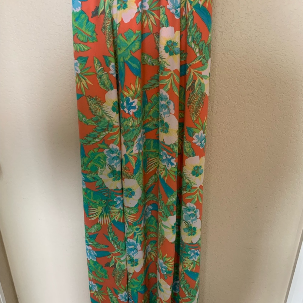 Sundress/ tropical by Decree XS, front leg splits worn once. - Picture 9 of 14